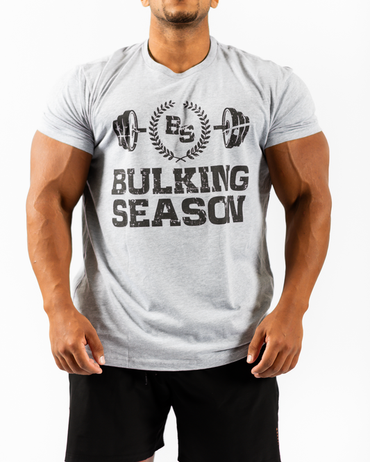 Bulking Season Barbell Logo T-Shirt