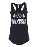 Bulking Season Barbell Logo Racerback Tank Top