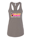 Bulkin' Donuts America Runs On Bulkin' Racerback Tank Top