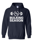 Bulking Season Barbell Logo Hoodie