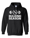 Bulking Season Barbell Logo Hoodie