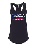 Bulking Season American Flag Logo Racerback Tank Top