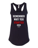 Remember Why You Started Racerback Tank Top